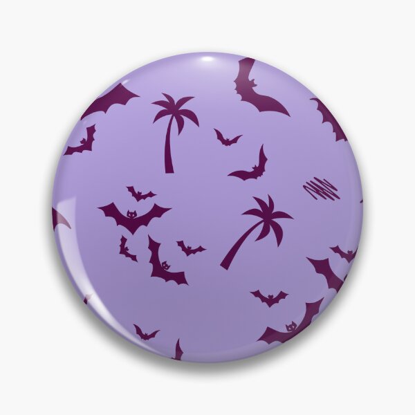 Item preview, Glampire Bats – Monochrome Retro Tiki Horror Pattern designed and sold by GreenStardust.