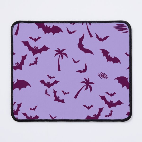 Item preview, Glampire Bats – Monochrome Retro Tiki Horror Pattern designed and sold by GreenStardust.