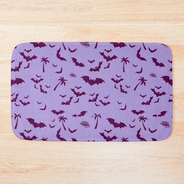 Item preview, Glampire Bats – Monochrome Retro Tiki Horror Pattern designed and sold by GreenStardust.