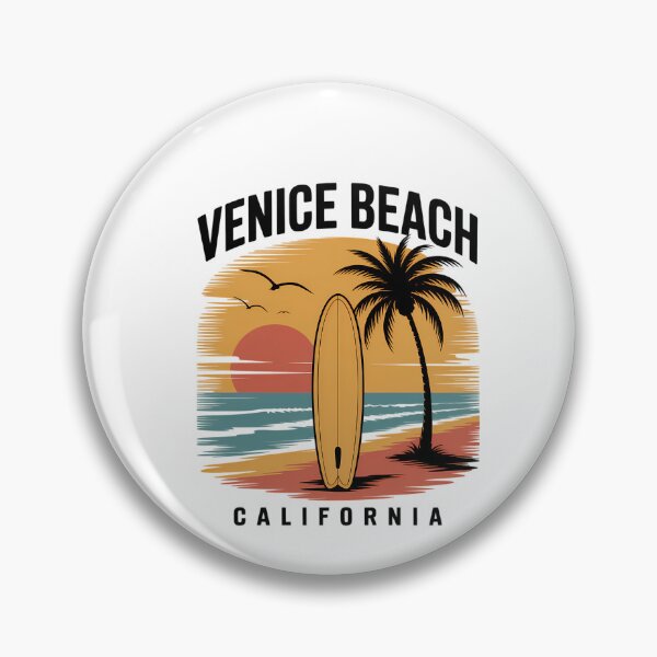 Item preview, Venice Beach California Surfboard Surfing Photoroom designed and sold by DeadlockCrew.