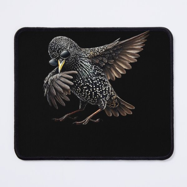 Item preview, Dabbing European Starling Bird Watcher Lover Birding designed and sold by Kimberley King Art  King Art.