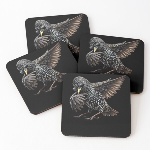 Item preview, Dabbing European Starling Bird Watcher Lover Birding designed and sold by Kimberley King Art  King Art.