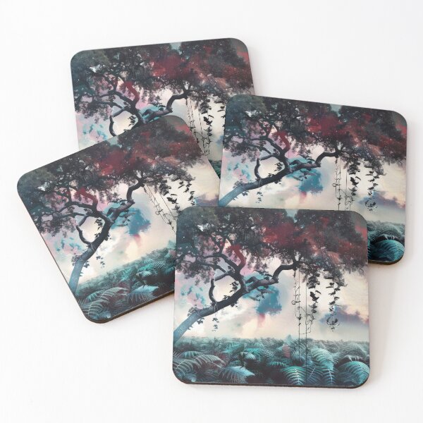Item preview, Surreal tree grows in fern dreamland designed and sold by AverageBlur.