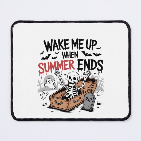 Item preview, Wake Me Up When Summer Ends Halloween Vibes designed and sold by DeadlockCrew.