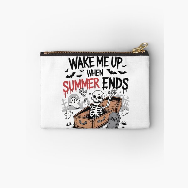 Item preview, Wake Me Up When Summer Ends Halloween Vibes designed and sold by DeadlockCrew.