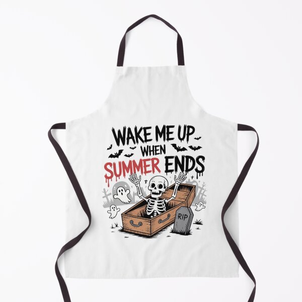 Item preview, Wake Me Up When Summer Ends Halloween Vibes designed and sold by DeadlockCrew.