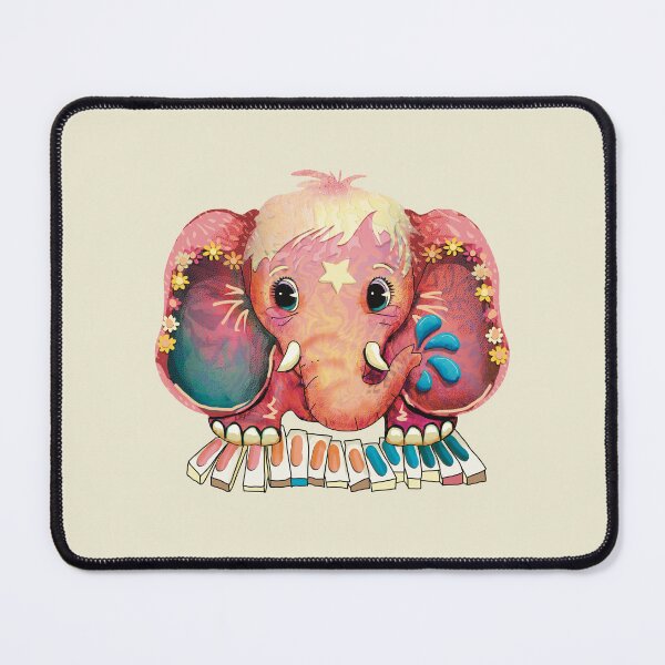 Item preview, Pink Piano Elephant designed and sold by Karin Taylor.