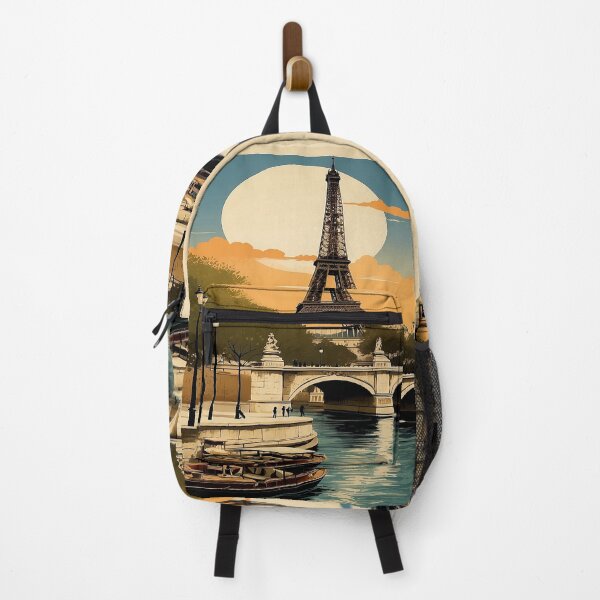 Item preview, Paris vintage travel poster 2025 designed and sold by erozzz.