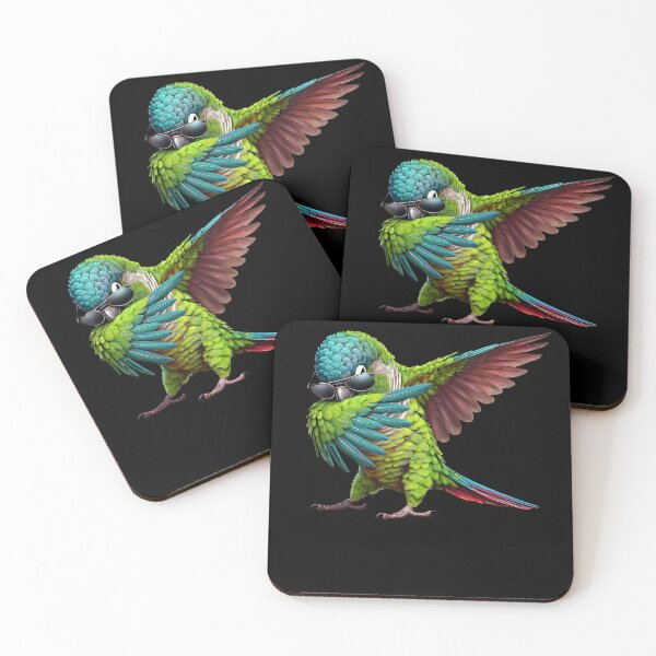 Item preview, Dabbing Green Cheek Conure Parrot Lover Birding designed and sold by Kimberley King Art  King Art.