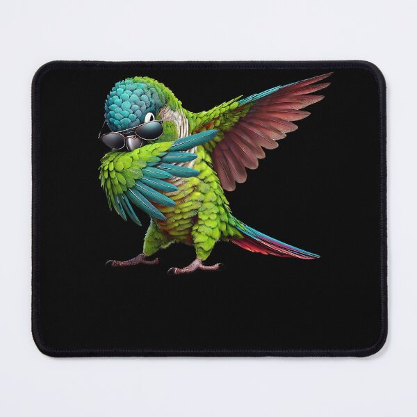 Item preview, Dabbing Green Cheek Conure Parrot Lover Birding designed and sold by Kimberley King Art King Art.