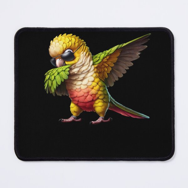 Item preview, Dabbing Green Cheeked Pineapple Conure Parrot Lover Birding designed and sold by Kimberley King Art  King Art.