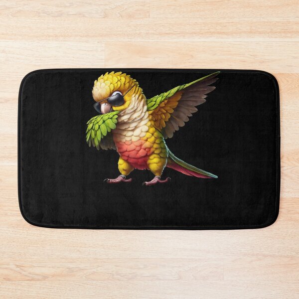 Item preview, Dabbing Green Cheeked Pineapple Conure Parrot Lover Birding designed and sold by Kimberley King Art  King Art.