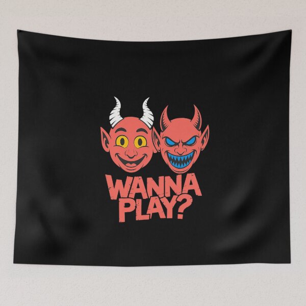 Item preview, Wanna Play Devils Smile designed and sold by DeadlockCrew.