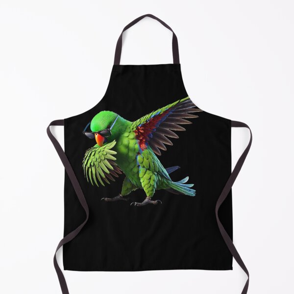 Item preview, Dabbing Green Eclectus Parrot Lover Birding designed and sold by Kimberley King Art King Art.
