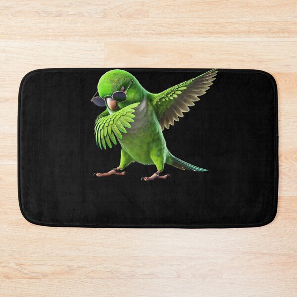 Item preview, Dabbing Green Parrotlet Parrot Lover Birding designed and sold by Kimberley King Art  King Art.
