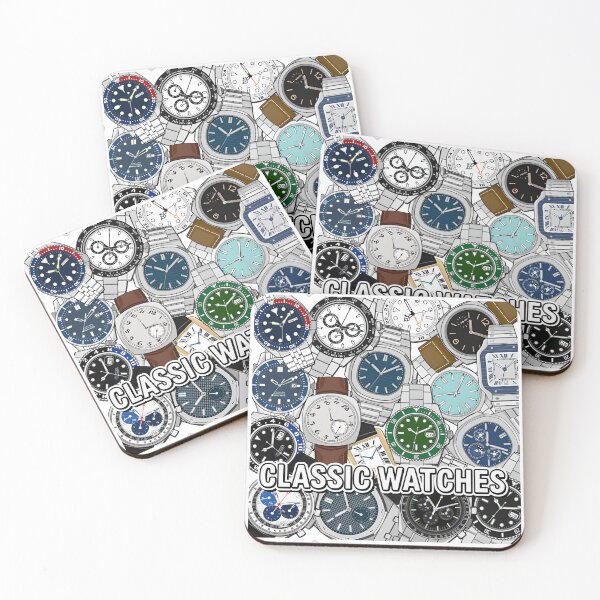 Item preview, Classic Watch Icons Collage for Collectors designed and sold by WatchesAndMore.