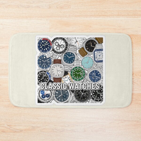 Item preview, Classic Watch Icons Collage for Collectors designed and sold by WatchesAndMore.