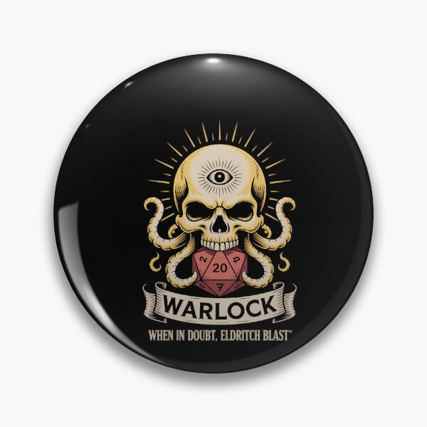 Item preview, Warlock When In Doubt, Eldritch Blast designed and sold by DeadlockCrew.