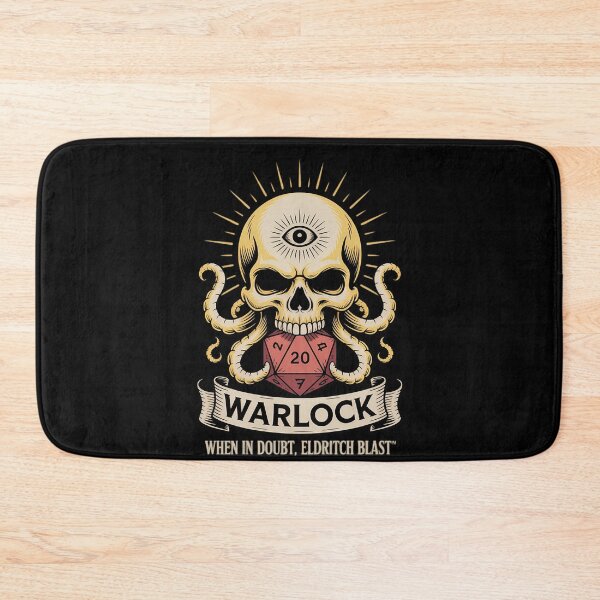 Item preview, Warlock When In Doubt, Eldritch Blast designed and sold by DeadlockCrew.