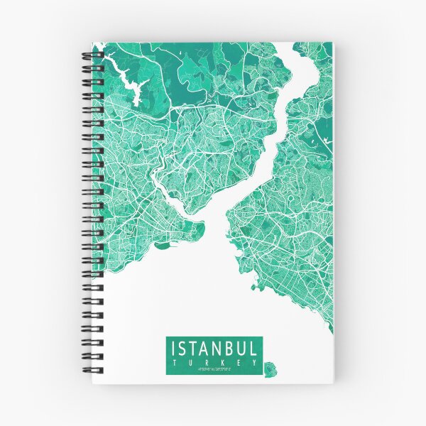 Item preview, Istanbul City Map of Turkey - Watercolor designed and sold by deMAP.