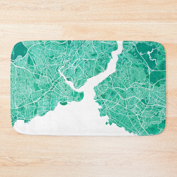 Item preview, Istanbul City Map of Turkey - Watercolor designed and sold by deMAP.