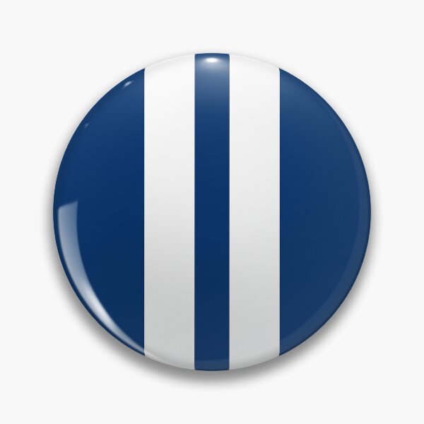 Item preview, Dual Racing Stripes - Large Gap (White - Guardsmans Blue Background) designed and sold by Racing Stripes Only.