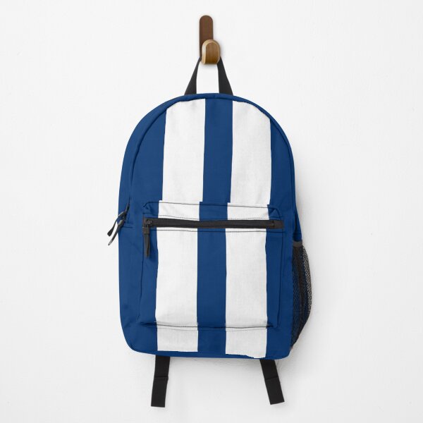 Item preview, Dual Racing Stripes - Large Gap (White - Guardsmans Blue Background) designed and sold by Racing Stripes Only.