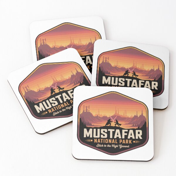 Item preview, Mustafar Lava Planet Star Wars Scene Sticker designed and sold by carshapes.