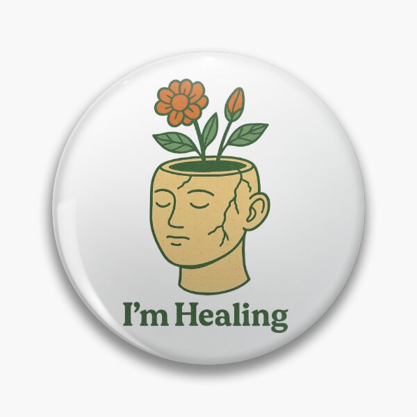 Item preview, I’m Healing – Growth & Mental Health Illustration designed and sold by kaydence18.