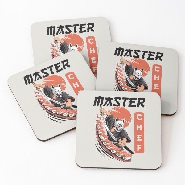 Item preview, Sushi samurai master chef in japanese food designed and sold by Dizartico.