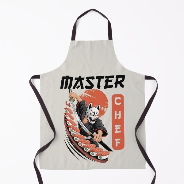 Item preview, Sushi samurai master chef in japanese food designed and sold by Dizartico.