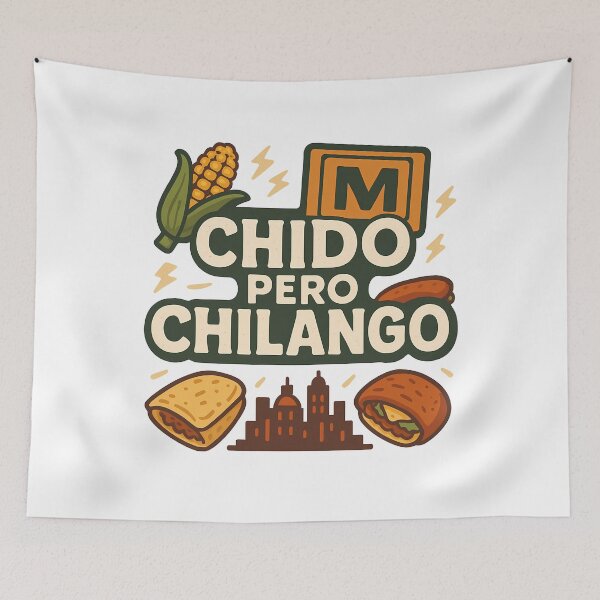 Item preview, Chido Pero Chilango Mexico City Metro Food Culture designed and sold by k3rstman1.