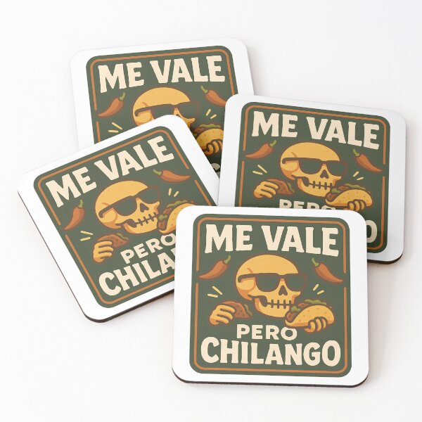 Item preview, Me Vale Pero Chilango Skull with Tacos and Attitude designed and sold by k3rstman1.