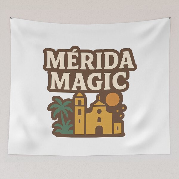 Item preview, Mérida Magic Vintage Travel Vibe Mexico City Charm designed and sold by k3rstman1.