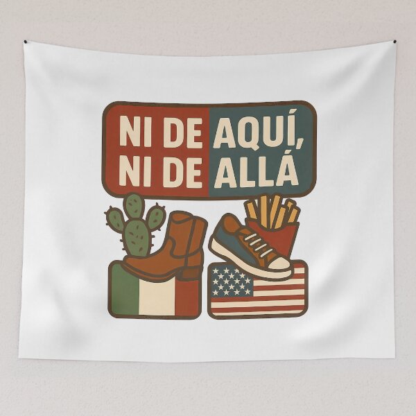 Item preview, Ni De Aquí Ni De Allá Dual Heritage Expression designed and sold by k3rstman1.
