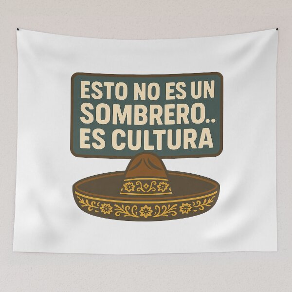 Artikelvorschau, Esto No Es Un Sombrero Es Cultura Erklärung zum spanischen Kulturerbe entworfen und verkauft von k3rstman1.