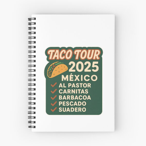 Item preview, Taco Tour 2025 Mexico Culinary Adventure Checklist designed and sold by k3rstman1.