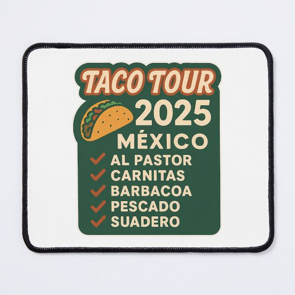 Item preview, Taco Tour 2025 Mexico Culinary Adventure Checklist designed and sold by k3rstman1.
