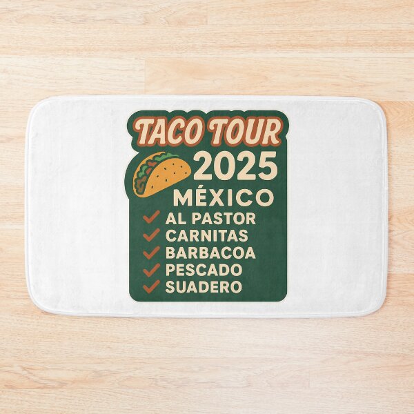 Item preview, Taco Tour 2025 Mexico Culinary Adventure Checklist designed and sold by k3rstman1.
