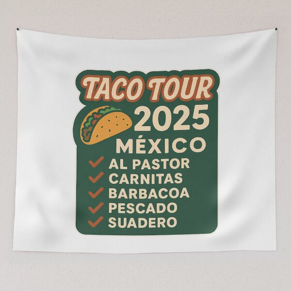 Item preview, Taco Tour 2025 Mexico Culinary Adventure Checklist designed and sold by k3rstman1.