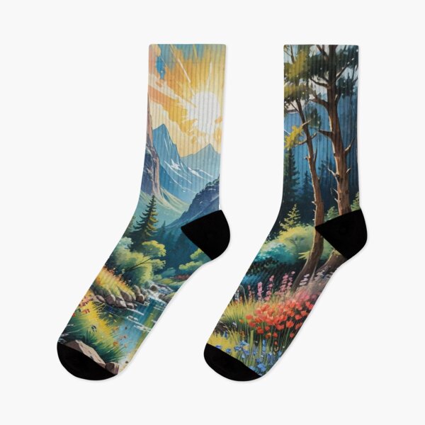 Item preview, Mountain River Sunrise designed and sold by Uniquely Yours.