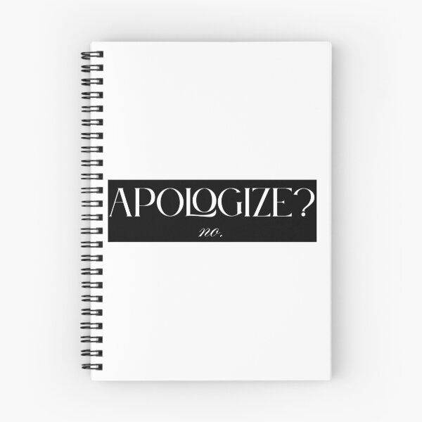 Item preview, Apologize? No. designed and sold by MinezJi15.