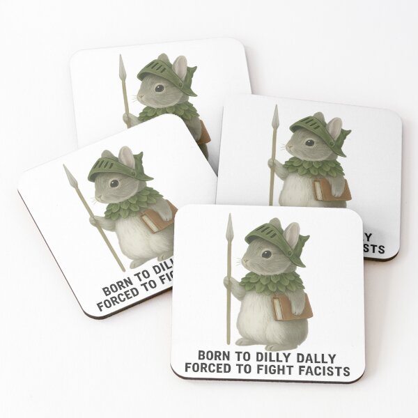 Item preview, BORN TO DILLY DALLY FORCED TO FIGHT FASCISTS - Born To Dilly Dally designed and sold by Gala-Zae.