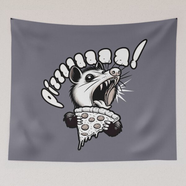 Item preview, Possum Screaming Pizza designed and sold by NJParty.