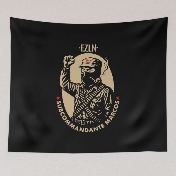 Item preview, Subcomandante Marcos Indigenous Resistance Voice designed and sold by Boogosh.