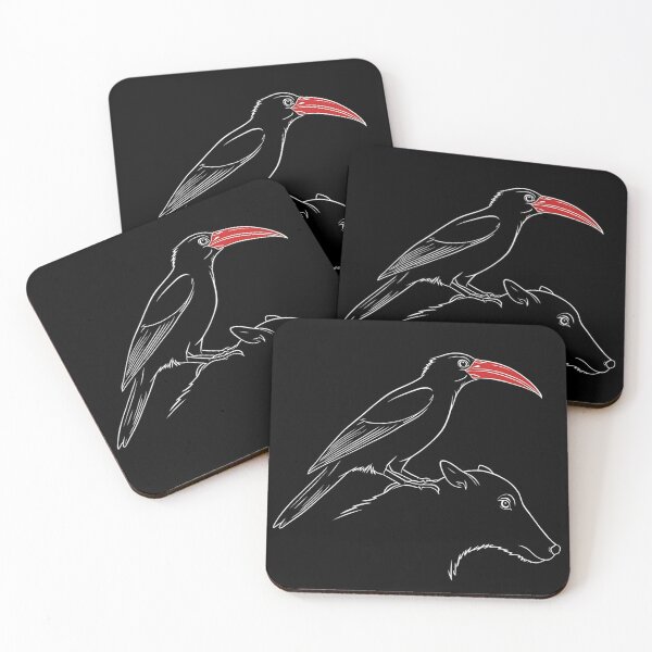 Item preview, Red-Billed Oxpecker Minimalist Design  Symbiotic Wildlife Line Art Illustration designed and sold by VividByAmani.