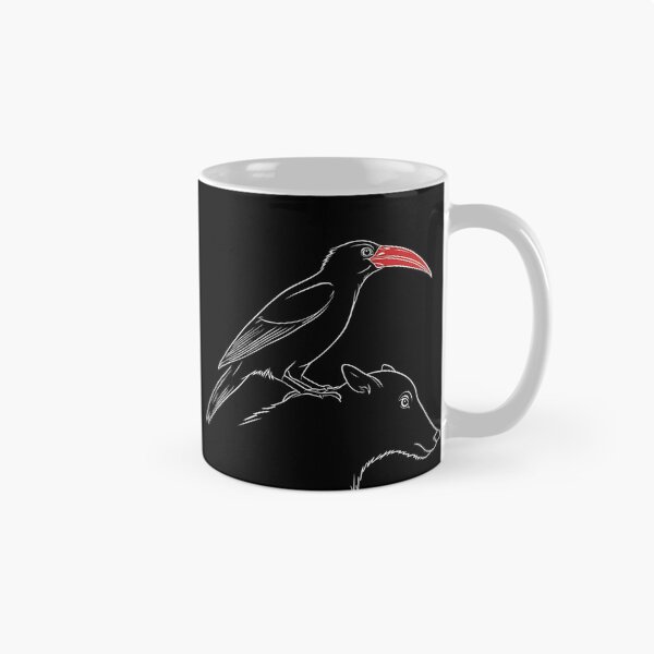 Item preview, Red-Billed Oxpecker Minimalist Design  Symbiotic Wildlife Line Art Illustration designed and sold by VividByAmani.