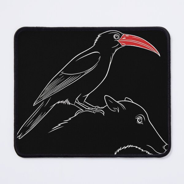 Item preview, Red-Billed Oxpecker Minimalist Design  Symbiotic Wildlife Line Art Illustration designed and sold by VividByAmani.
