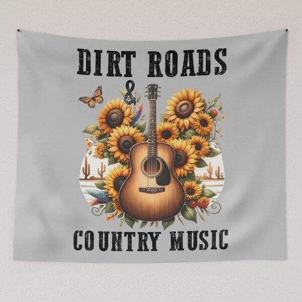 Item preview, Dirt Roads & Country Music designed and sold by Artbellachi.
