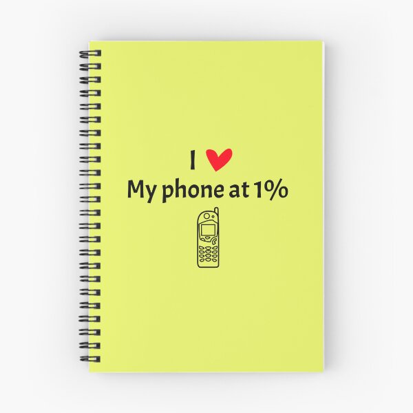 Item preview, I love my Phone at 1% funny, ironic t-shirt and more designed and sold by Creations by TAR.